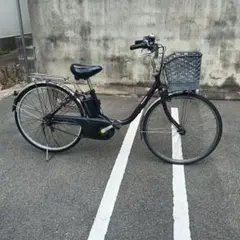 No 0818) Panasonic 電動自転車 26インチ パープル - メルカリ