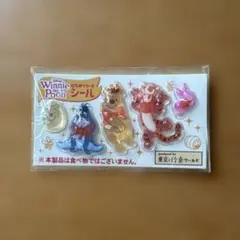 비매품 東京ばな奈 × 곰돌이 푸 はちみつケーキ オリジナルシール