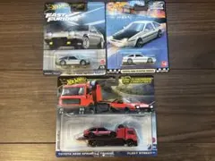 Hot Wheels Toyota AE86 スプリンタートレノ 3点のサムネイル