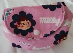 ハンドメイド ペコちゃん ミルキー ポーチ