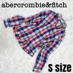 abercrombie&fitch チェックシャツS アバクロンビー&フィッチ