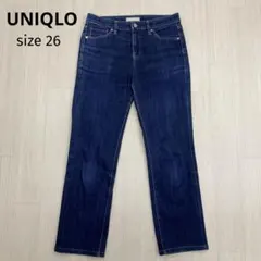◆ UNIQLO ユニクロ ストレッチ ストレート デニム ジーンズ 26