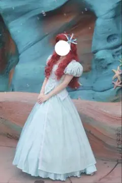 フリー出品 アリエル ヒレタイプ リトルマーメイド ウィッグ dハロ仮装