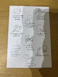 NiziU official fan club WithU 更新特典サインカード