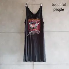 【beautiful people】 ノースリーブワピース　日本製 X2695のサムネイル