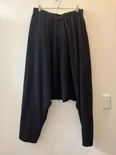 美品 ヨウジヤマモトプールオム ドレープパンツ ウールギャバジン