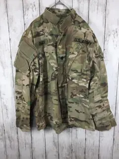ミリタリー　 アウター ジャケット 長袖シャツ　USA古着　迷彩　 G-2-5