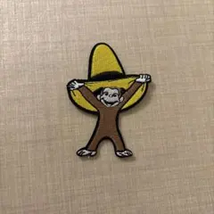 おさるのジョージ刺繍ワッペン