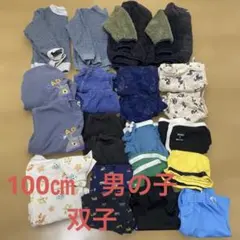 男の子　双子　100㎝　まとめ売り（だだんだん、甚平、パジャマ）のサムネイル