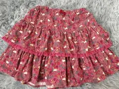 花柄スカート 120cm ピンク系