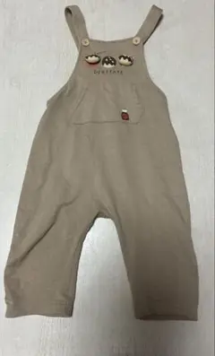 ベージュオーバーオール 100