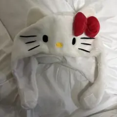 ハローキティ 耳付き帽子　ファンキャップ