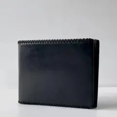 PAUL SMITH 二つ折り財布 ジグザグ レザー ブラック m813のサムネイル