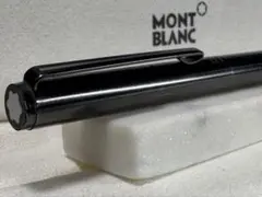 【美品】モンブラン No1124 漆黒ロードナイト鉱加工 ローラーボール