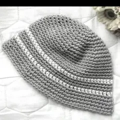 5 6 クラッシャーハット　クロシェハット　バケットハット