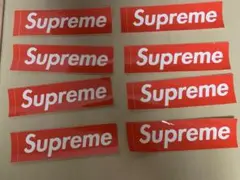 Supreme ボックスロゴステッカー　8枚