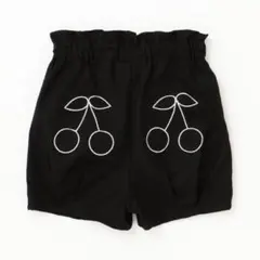 プティマイン　バルーンショートパンツ　黒　サイズ120