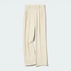 UNIQLO タックワイドパンツ