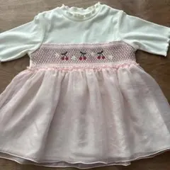 フルーツ刺繍ドッキングトップス　140cm