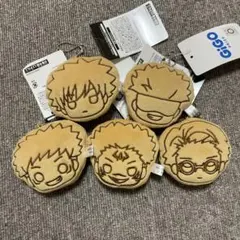 呪術廻戦 コラボたい焼き風マスコットぬいぐるみ ～GiGO限定～　5種セット