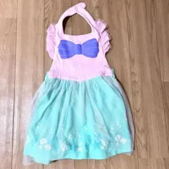 美品✨ディズニー ドレスエプロン アリエル 110〜120 ベルメゾン