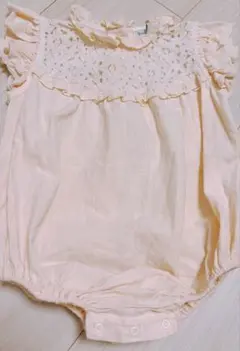 bebeorganic レース付きロンパース18m - メルカリ