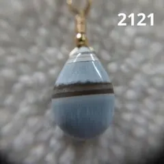 ストライプブルーオパールプチネックレス(2,121)