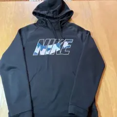 NIKE ブラック パーカー カモフラージュ