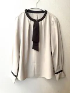 ROPE’PICNICバイカラー 長袖ブラウス38M【訳あり】