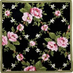 【新品未使用】フェイラー タオルハンカチ25x25cm アメリブラックFグリーンのサムネイル