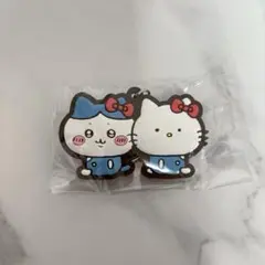 ちいかわ × サンリオ　なかよしラバーマスコット　ハチワレ　キティ　ガチャガチャ