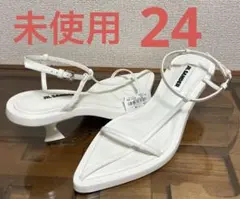 未使用　JIL SANDER ジルサンダー　ストラップ　ヒールサンダルのサムネイル