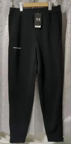 新品未使用 タグ付きUNDER ARMOUR ブラックジャージパンツ