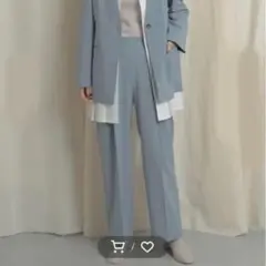 美品【センスオブプレイス】ワイドスラックスパンツ【XS】イージーパンツ