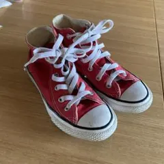 コンバース　オールスター　ハイカット　レッド
