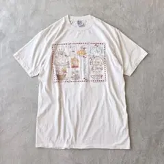 90s USA製 JERZEES アニマルプリントTシャツ 猫 ヴィンテージのサムネイル