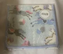 匿名配送　新品未使用フェイラー　ラブラリーモクバ　ハンカチポーチブルー