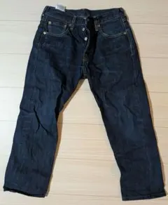 LEVI 501 濃紺　PREMIUMストレートデニム W28 L32