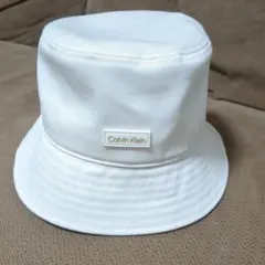 【カルバンクライン】バケットハット　オフホワイト