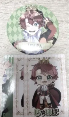 カラフルピーチ　じゃぱぱ　ワンダーランド　缶バッジ　トレカ　セット