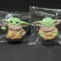 スターウォーズ マンダロリアン グローグー ソフビパペットマスコット　2個セット