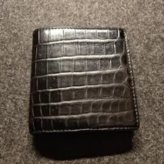【美品】万双 クロコダイルミニ財布（小銭入付）＋専用クリーム付き クロコダイルミニ財布(小銭入付) | 万双公式オンラインショップ