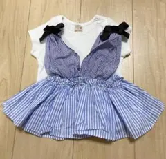 プティマイン トップス　スカート　セットアップ　女の子　80