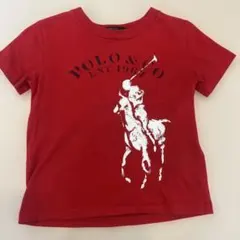 ポロ・バイ・ラルフ・ローレン 赤 Tシャツ 24M 90㎝