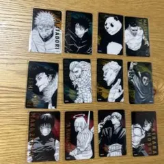 呪術廻戦 展箔押しクリアカードコレクション12枚セット