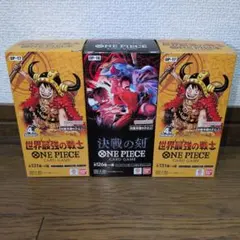 新品・テープ有】ワンピースカード 決戦の刻 世界最強の戦士 BOX