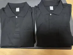 黒 ポロシャツ 2枚 M L サイズ