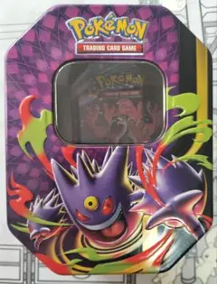 【海外限定】 メガゲンガー tin缶 ポケモンカード mini tin1個付き