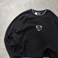 NIKE 00s ナイキ スウェット フリース 短丈 ブラック 2XL 黒