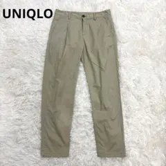 【ユニクロ/UNIQLO】クロップドパンツ　ベージュ　ウエスト61